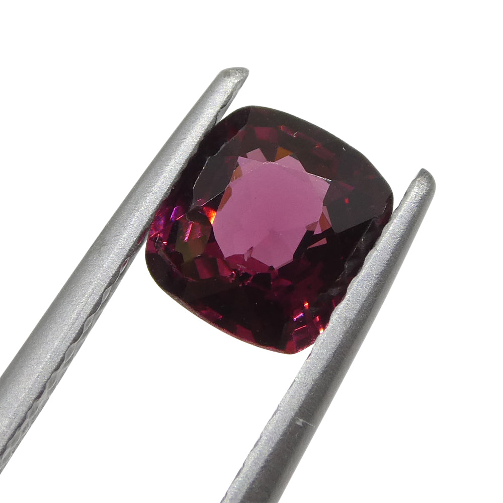 Red Spinel 0.88 cts 5.87 x 5.47 x 3.31 Cushion Red  $800