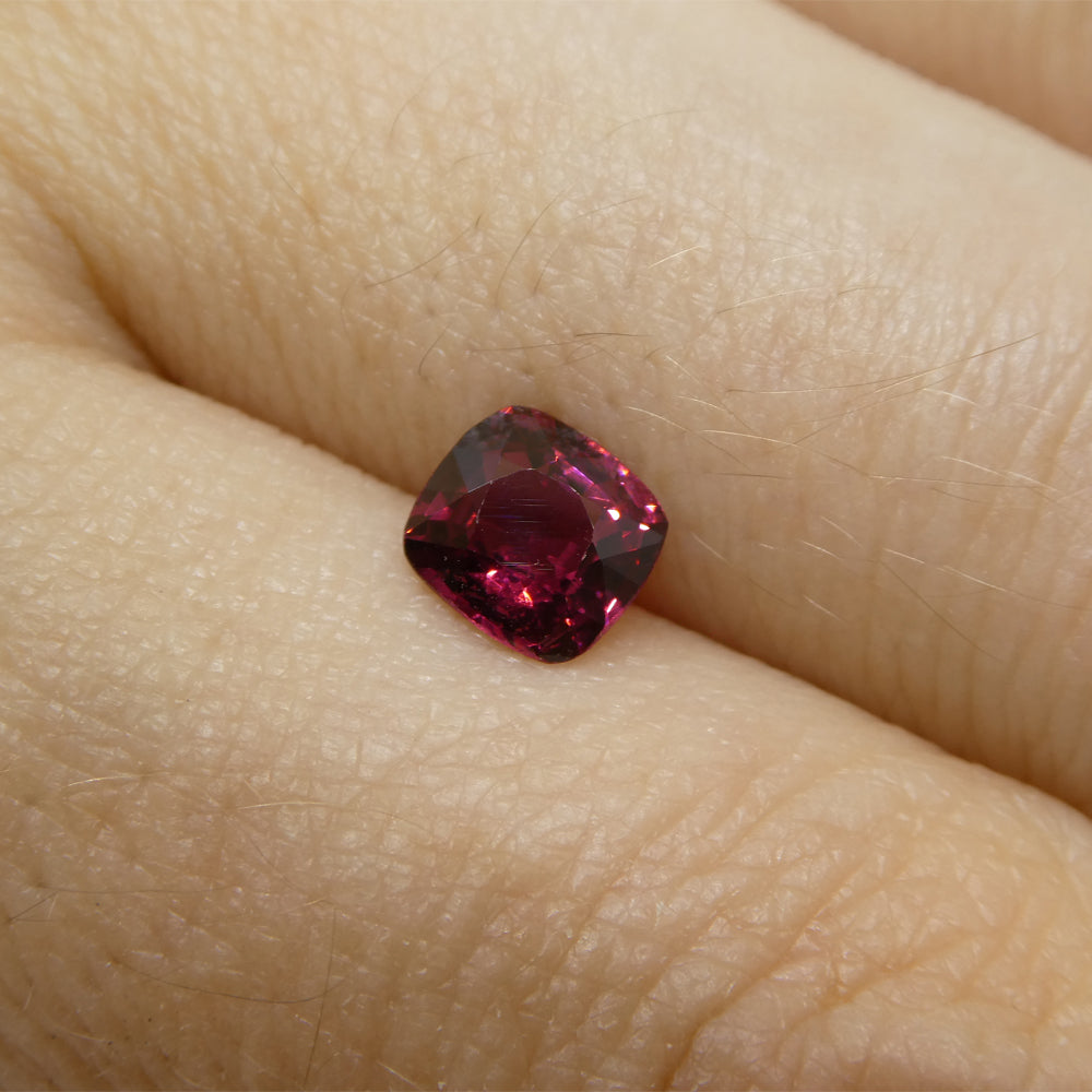 0.88ct Cushion Red Red Spinel from Sri Lanka - Skyjems Wholesale Gemstones