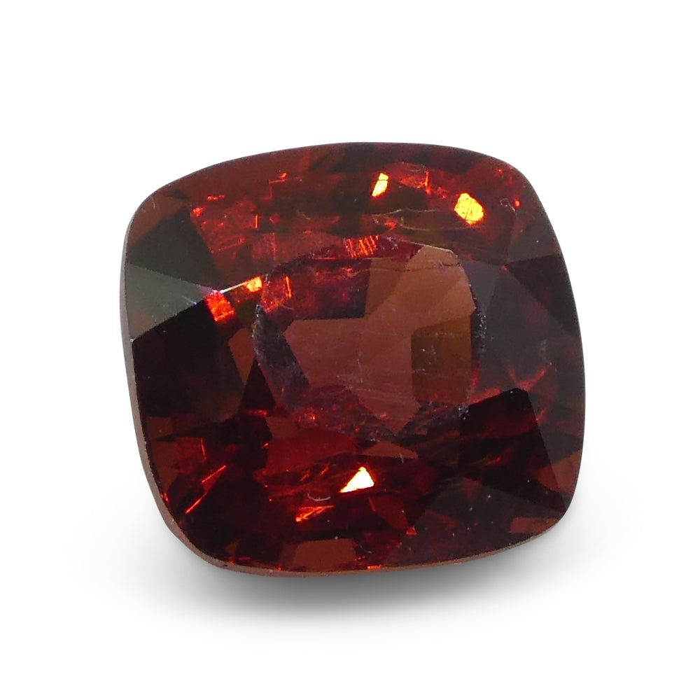 0.9ct Cushion Red Spinel from Sri Lanka, vibrant gem by SkyJems - premium unheated Ceylon gemstone for collectors