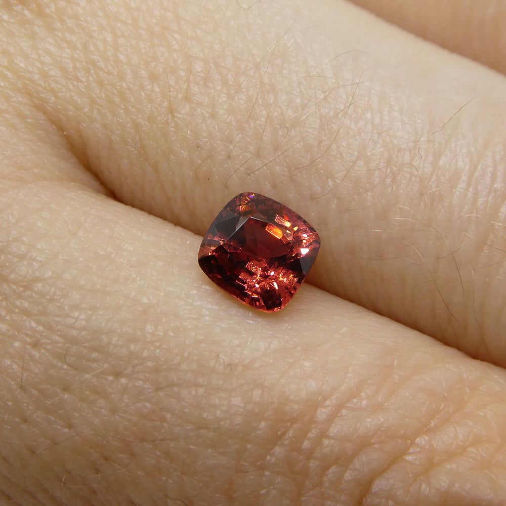 1.08ct Square Cushion Red Spinel from Sri Lanka - Skyjems Wholesale Gemstones