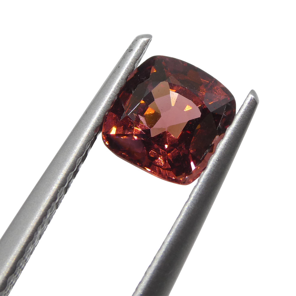 1.08ct Square Cushion Red Spinel from Sri Lanka - Skyjems Wholesale Gemstones