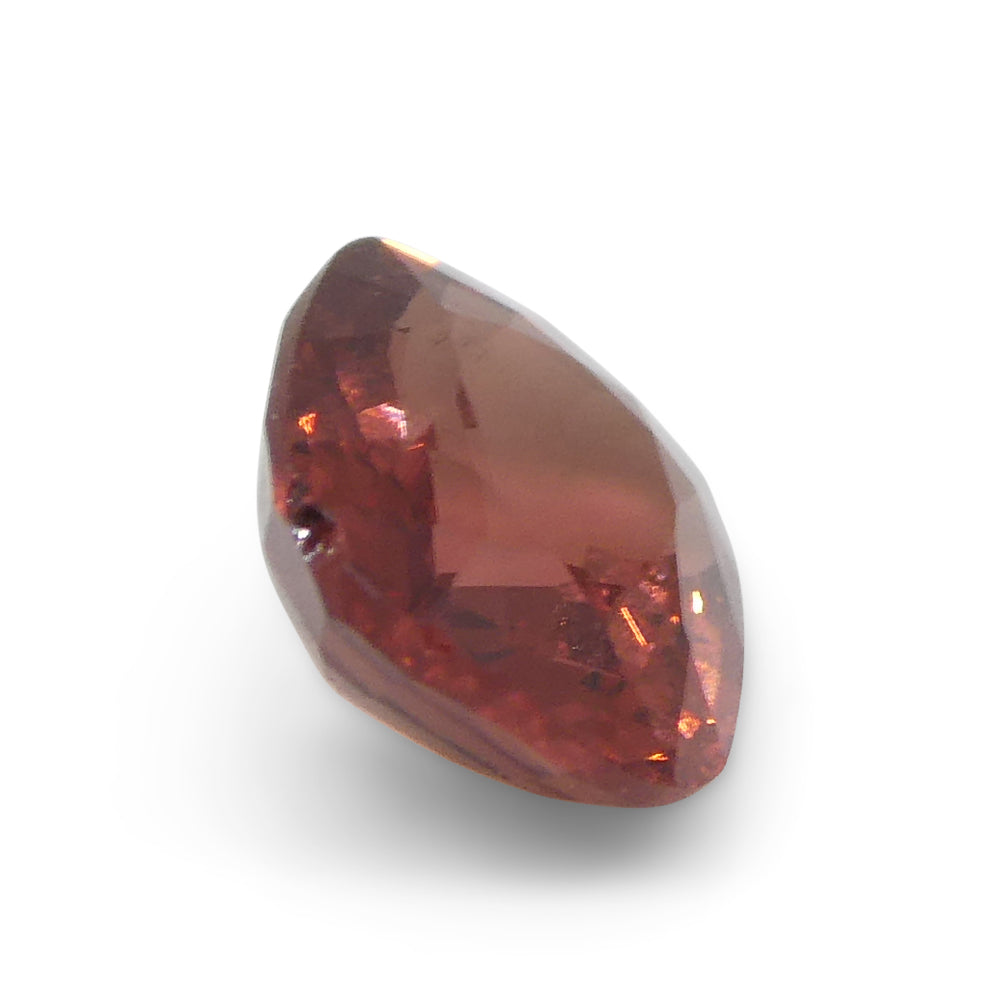 0.74ct Cushion Red Spinel from Sri Lanka, vibrant Slighly Orange Red gemstone by SkyJems Canadian gem specialists