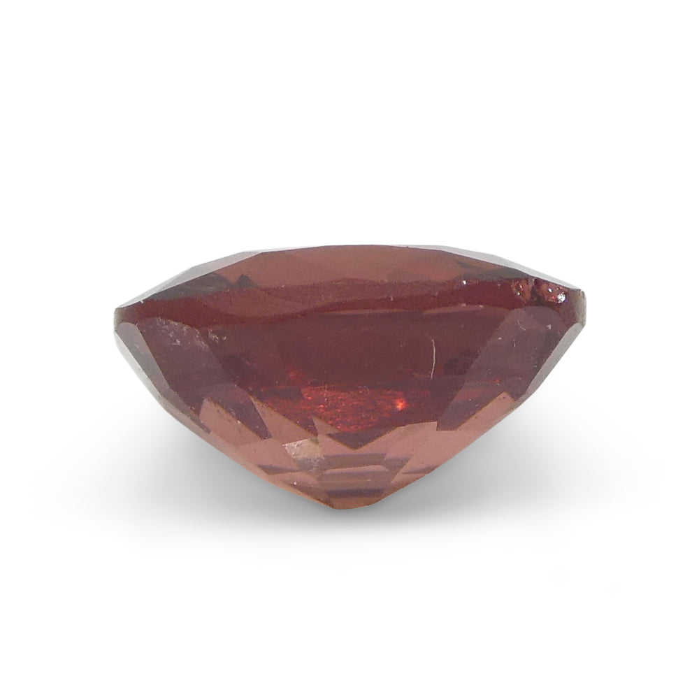 0.74ct Cushion Red Spinel from Sri Lanka, vibrant Slighly Orange Red gem by SkyJems, premium Canadian gemstone specialists