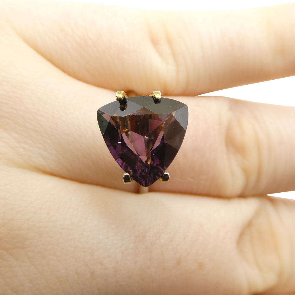 4.65ct Trillion Purple Spinel from Burma - Skyjems Wholesale Gemstones