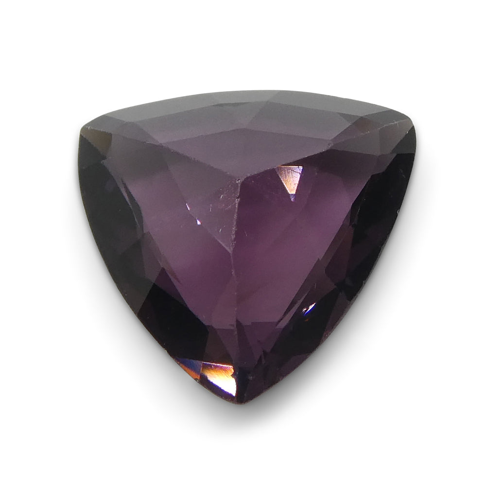 4.65ct Trillion Purple Spinel from Burma, rare gem by SkyJems - premium unheated purple gemstone from Myanmar