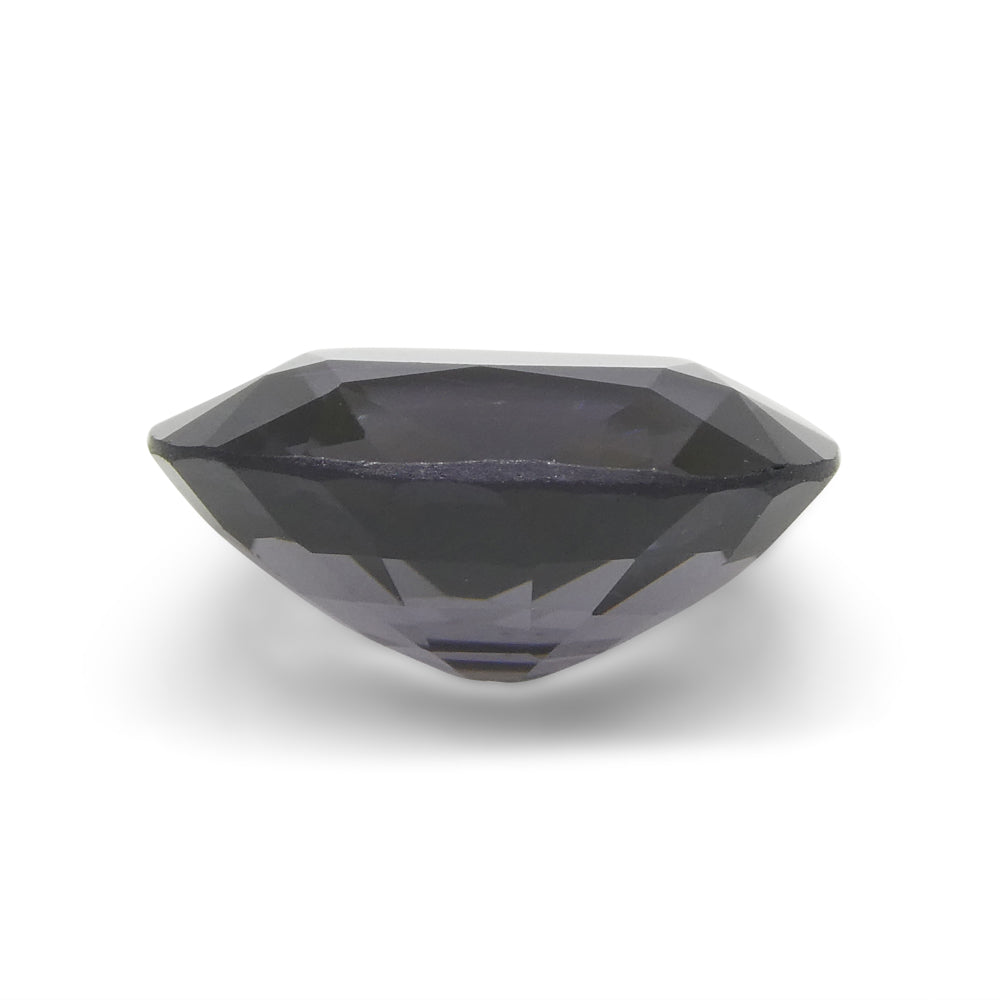 3.42ct Rectangular Cushion Purple Grey Spinel from Burma - Skyjems Wholesale Gemstones