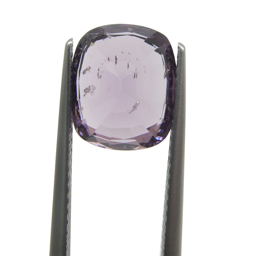SkyJems 5.2ct Rectangular Cushion Pink Spinel from Burma - Rare Unheated Gem from Myanmar's Legendary Mines