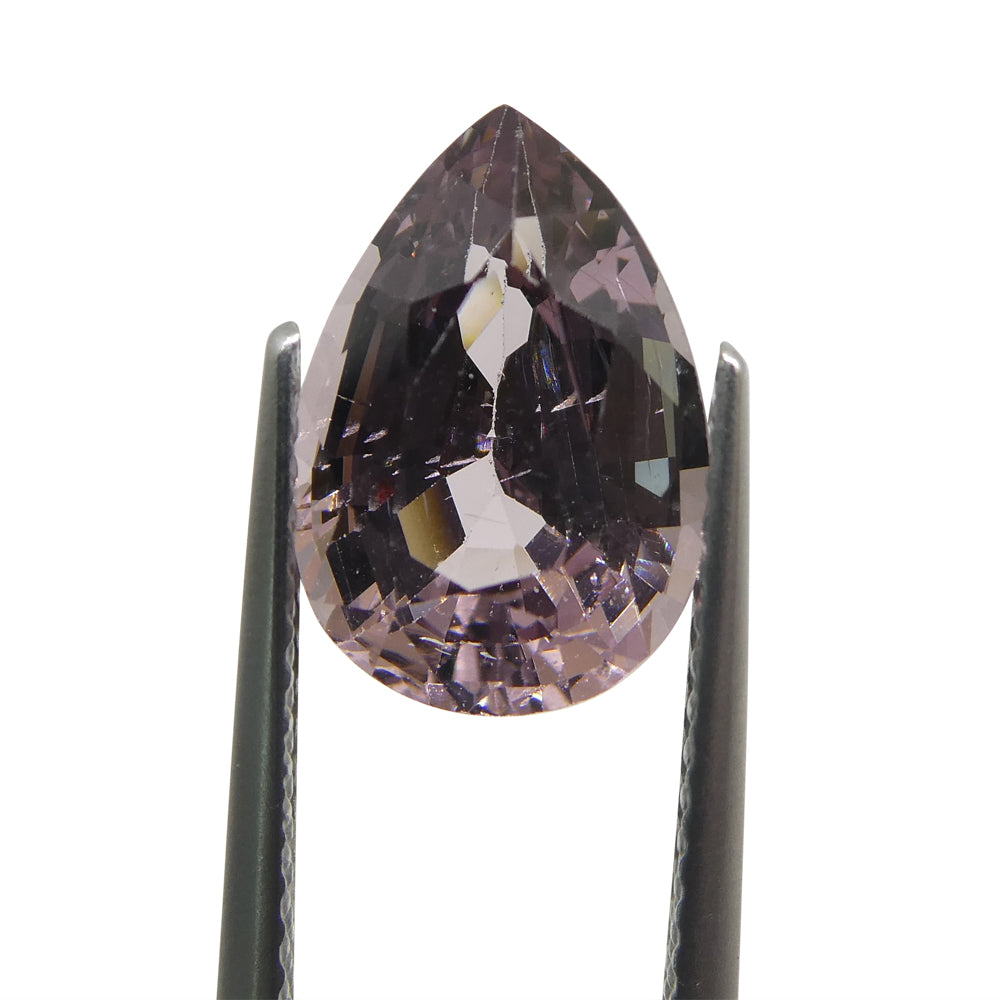 3.8ct Burmese Pink Spinel Pear Gemstone | Unheated Natural Pink Spinel from Myanmar by SkyJems
