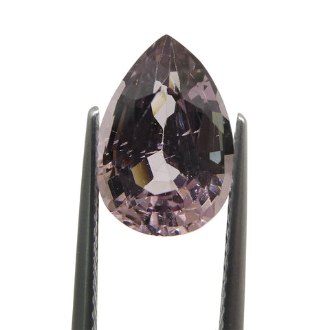 3.8ct Pear Pink Spinel from Burma