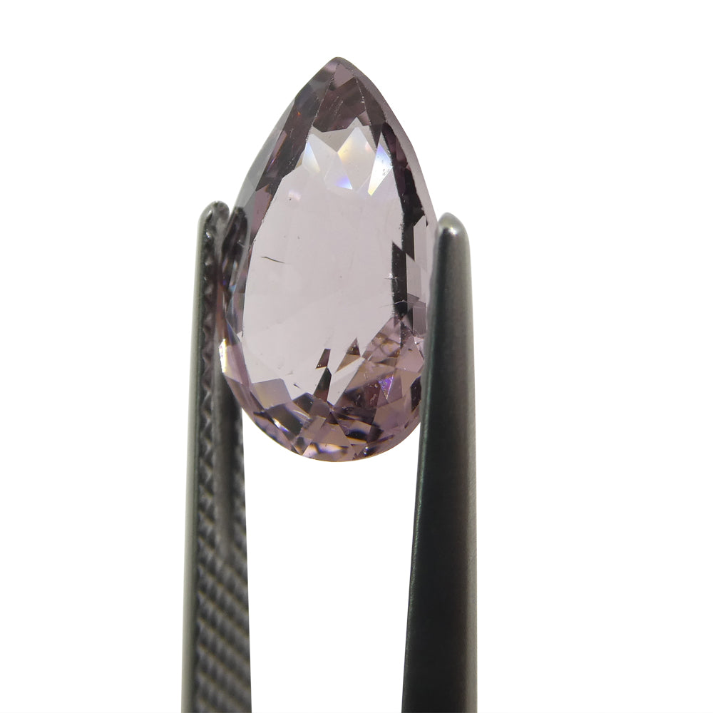 3.8ct Burmese Pink Spinel Pear Gemstone - Unheated Natural Pink Spinel from SkyJems, Premium Loose Gem