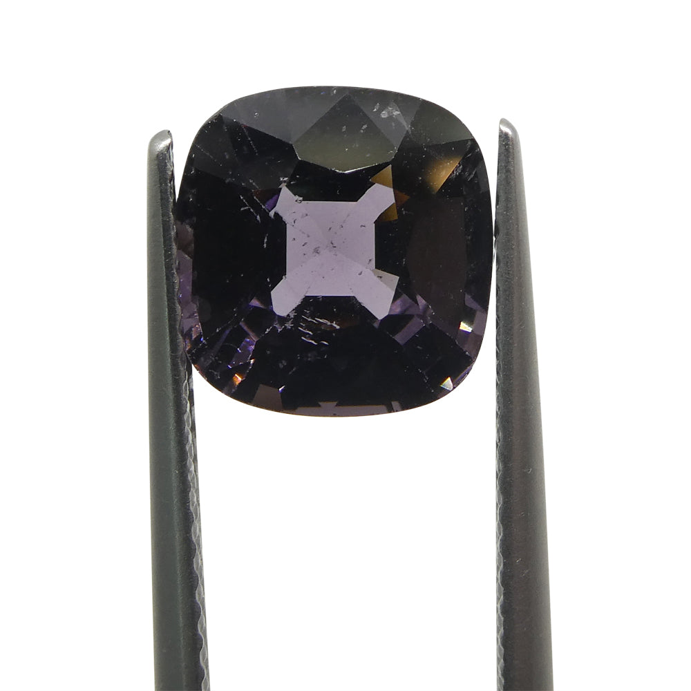 3.4ct Rectangular Cushion Purple Spinel from Burma - Skyjems Wholesale Gemstones