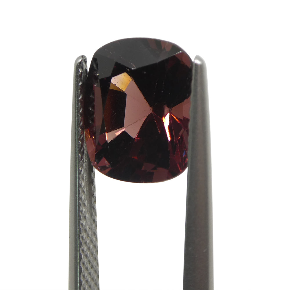 3.17ct Burmese Red Spinel Rectangular Cushion Gem | Rare Unheated Single Stone by SkyJems Canada