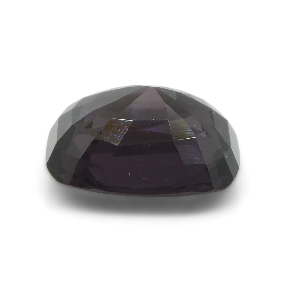 3.56ct Rectangular Cushion Purple Spinel from Burma - Skyjems Wholesale Gemstones