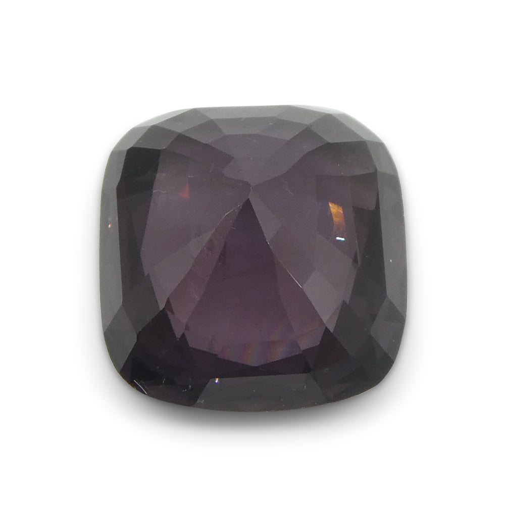 3.56ct Rectangular Cushion Purple Spinel from Burma - Skyjems Wholesale Gemstones