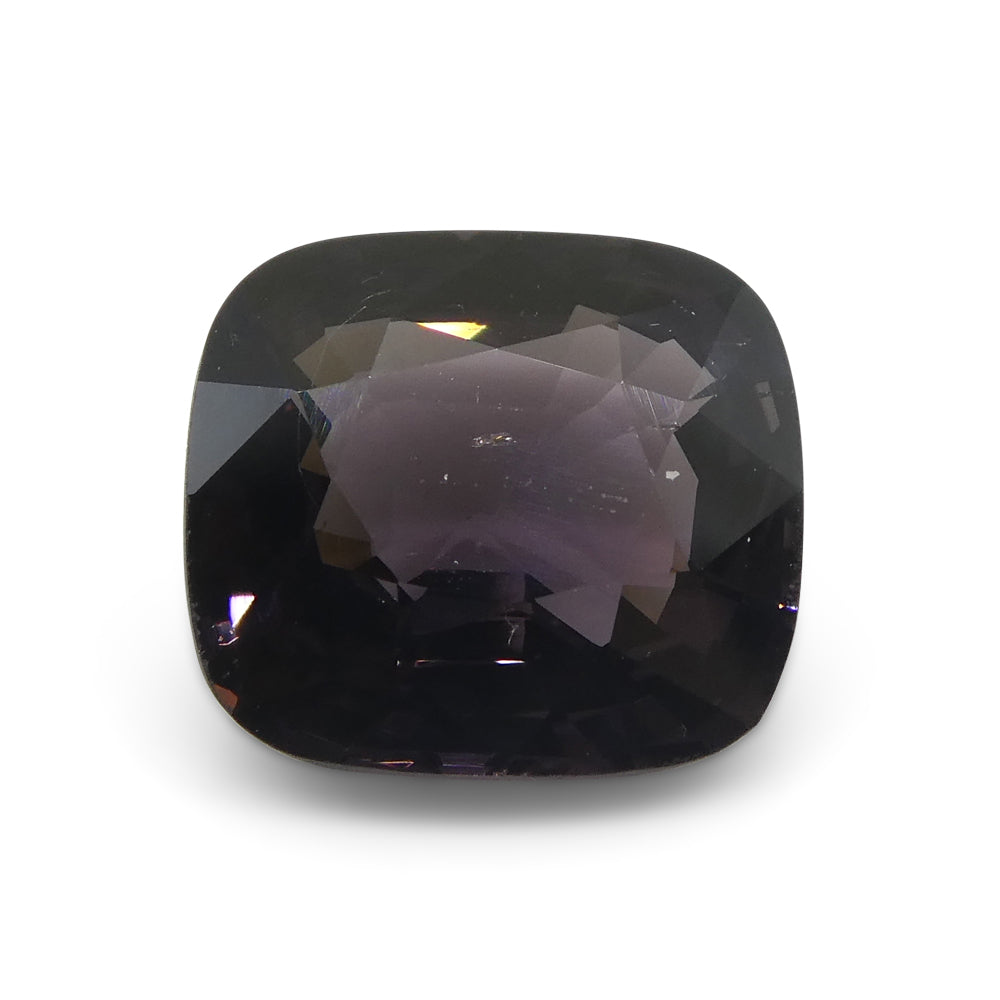 3.56ct Rectangular Cushion Purple Spinel from Burma - Skyjems Wholesale Gemstones