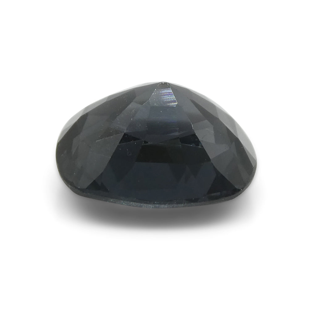 3.31ct Burmese Blue Spinel, Rectangular Cushion Cut | Grayish-Blue Gemstone by SkyJems Canadian Gem Experts