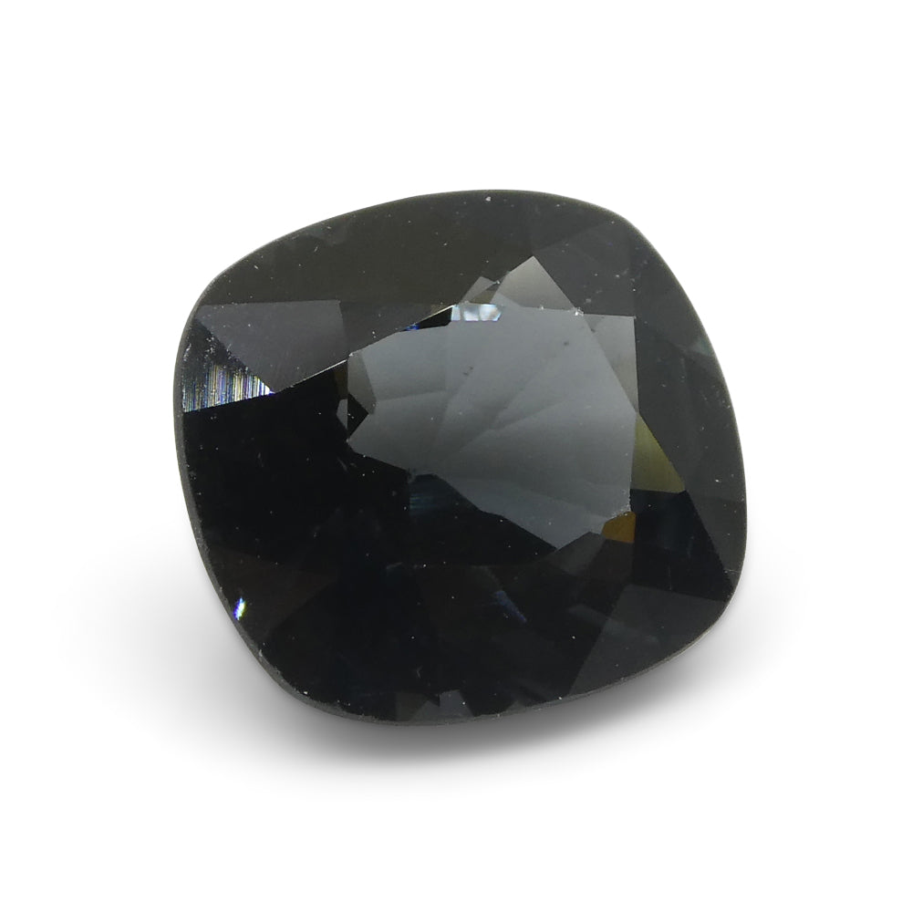 3.31ct Burmese Blue Spinel Rectangular Cushion Gemstone | Rare Unheated Step Cut from SkyJems