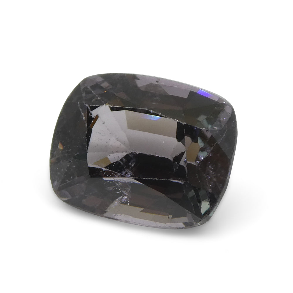 3.47ct Rectangular Cushion Purple Spinel from Burma - Skyjems Wholesale Gemstones