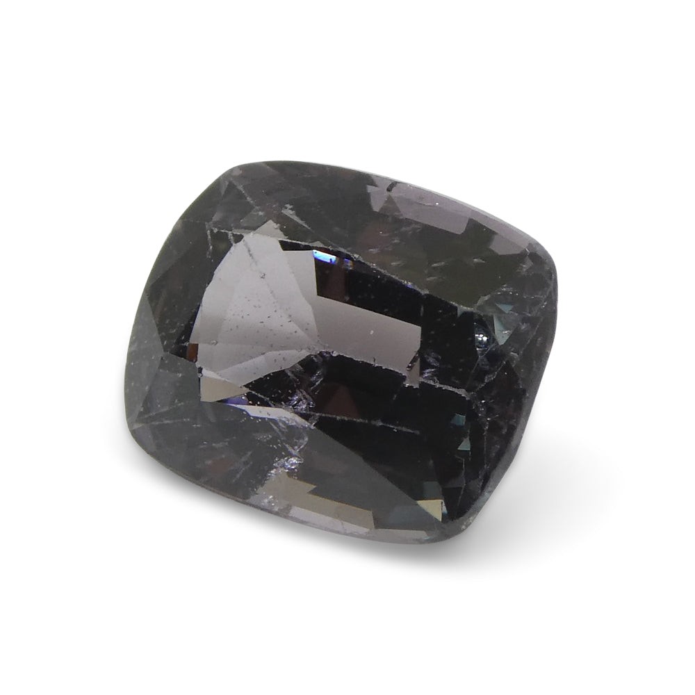 3.47ct Rectangular Cushion Purple Spinel from Burma - Skyjems Wholesale Gemstones