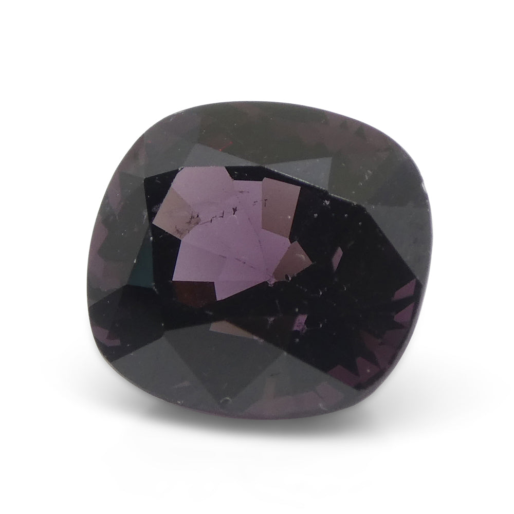 4.99ct Rectangular Cushion Reddish Purple Spinel from Burma - Skyjems Wholesale Gemstones