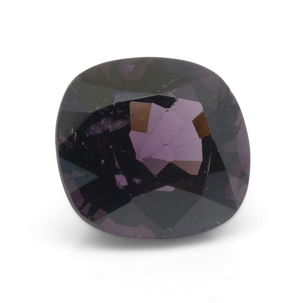 4.99ct Rectangular Cushion Reddish Purple Spinel from Burma - Skyjems Wholesale Gemstones