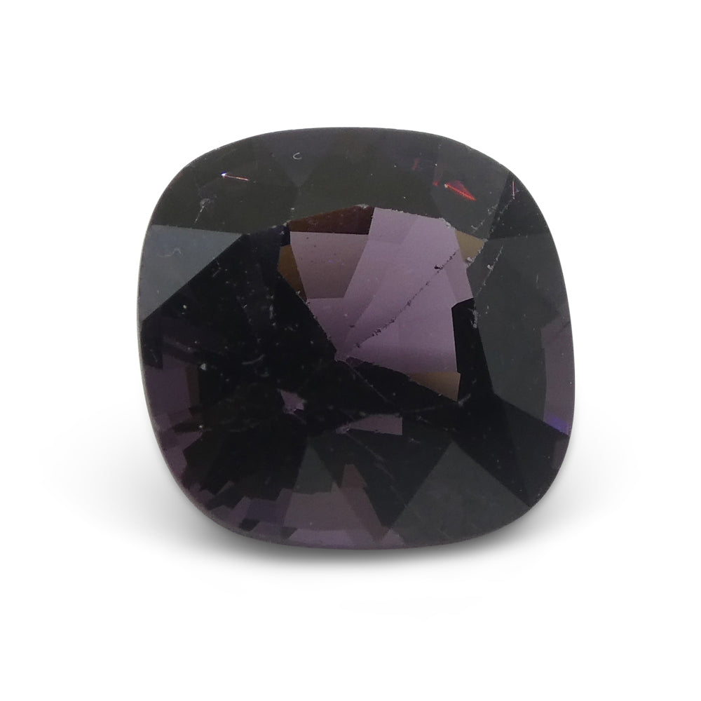 4.37ct Rectangular Cushion Purple Spinel from Burma - Skyjems Wholesale Gemstones