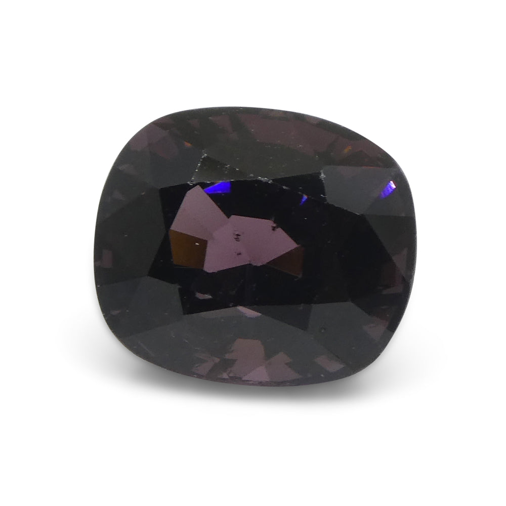 4.18ct Rectangular Cushion Purple Spinel from Burma - Skyjems Wholesale Gemstones