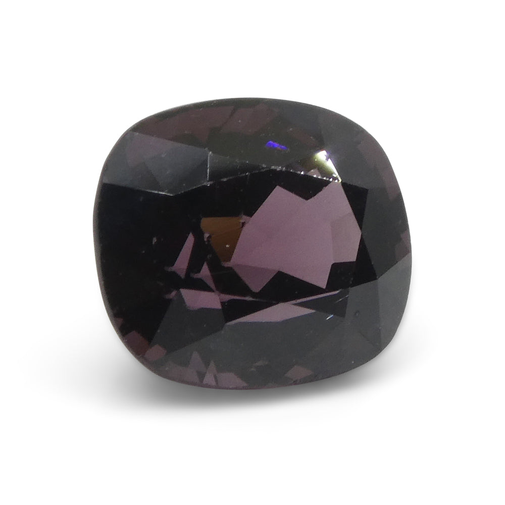 4.18ct Rectangular Cushion Purple Spinel from Burma - Skyjems Wholesale Gemstones