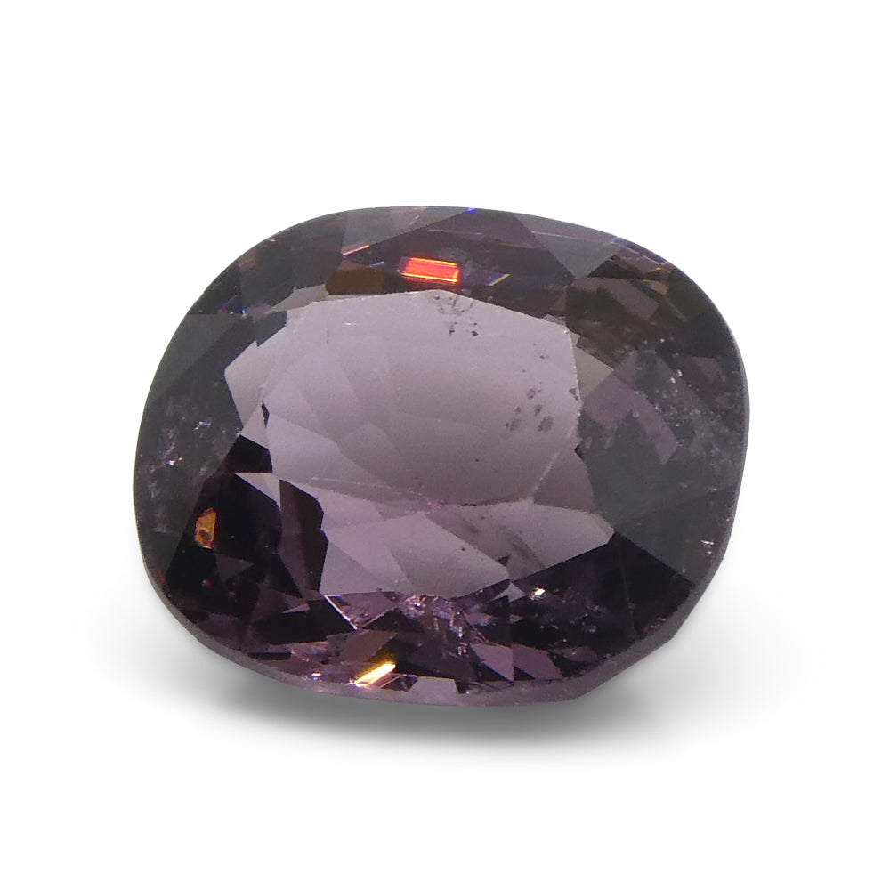 3.23ct Burmese Pink Spinel Rectangular Cushion Cut, Unheated Gem from SkyJems Canadian Gemstone Collection