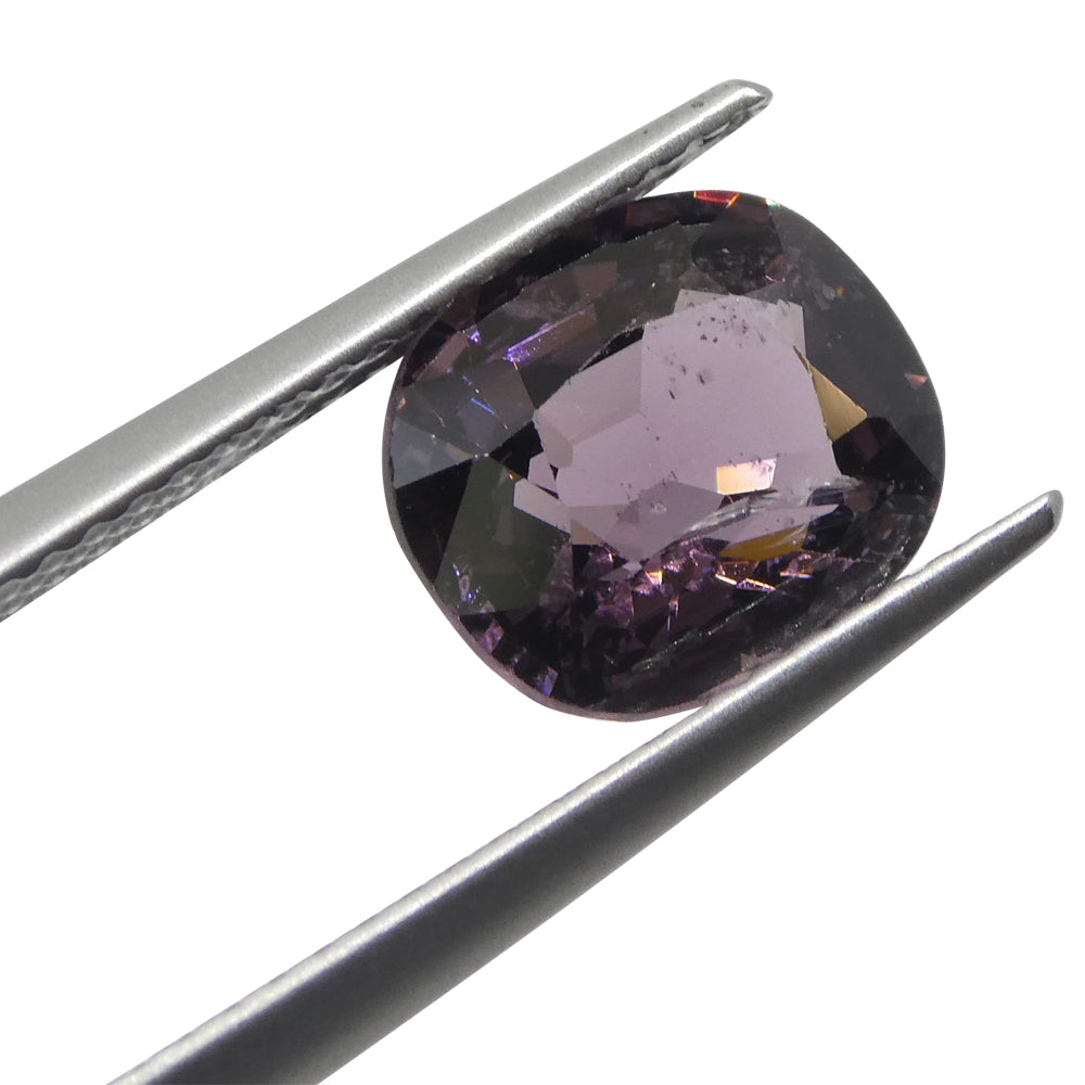3.23ct Burmese Pink Spinel Rectangular Cushion Cut Gemstone from SkyJems Canadian Fine Gem Specialists