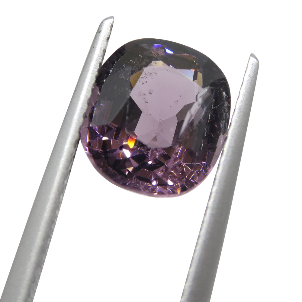 3.23ct Burmese Pink Spinel in Rectangular Cushion Cut, Unheated Gem from SkyJems Canadian Gemstone Collection