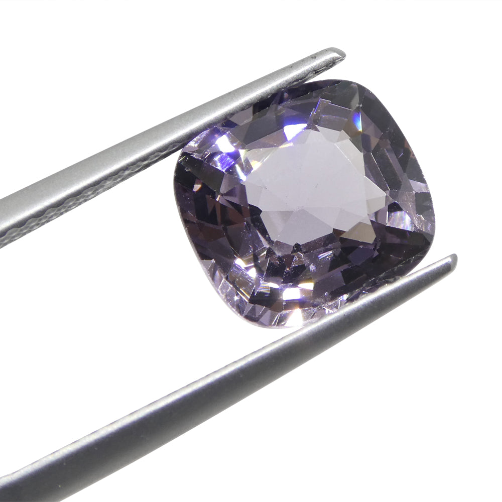 4.06ct Rectangular Cushion Purple Spinel from Burma - Skyjems Wholesale Gemstones