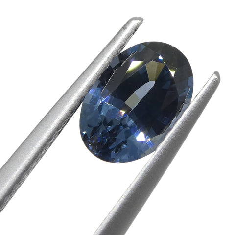 1.42ct Oval Blue Spinel from Burma