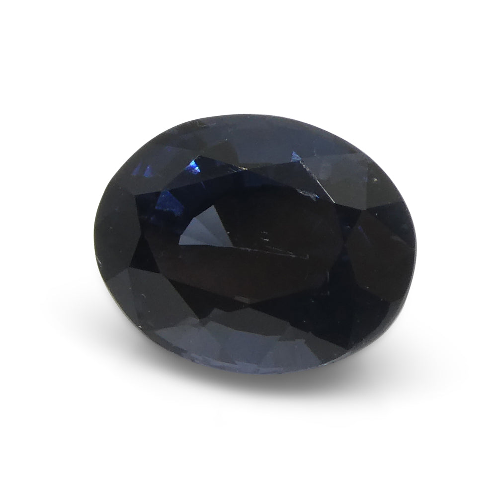 1.74ct Burmese Blue Spinel Oval Gemstone | Premium Rare Blue Step Cut from SkyJems Canadian Gem Experts