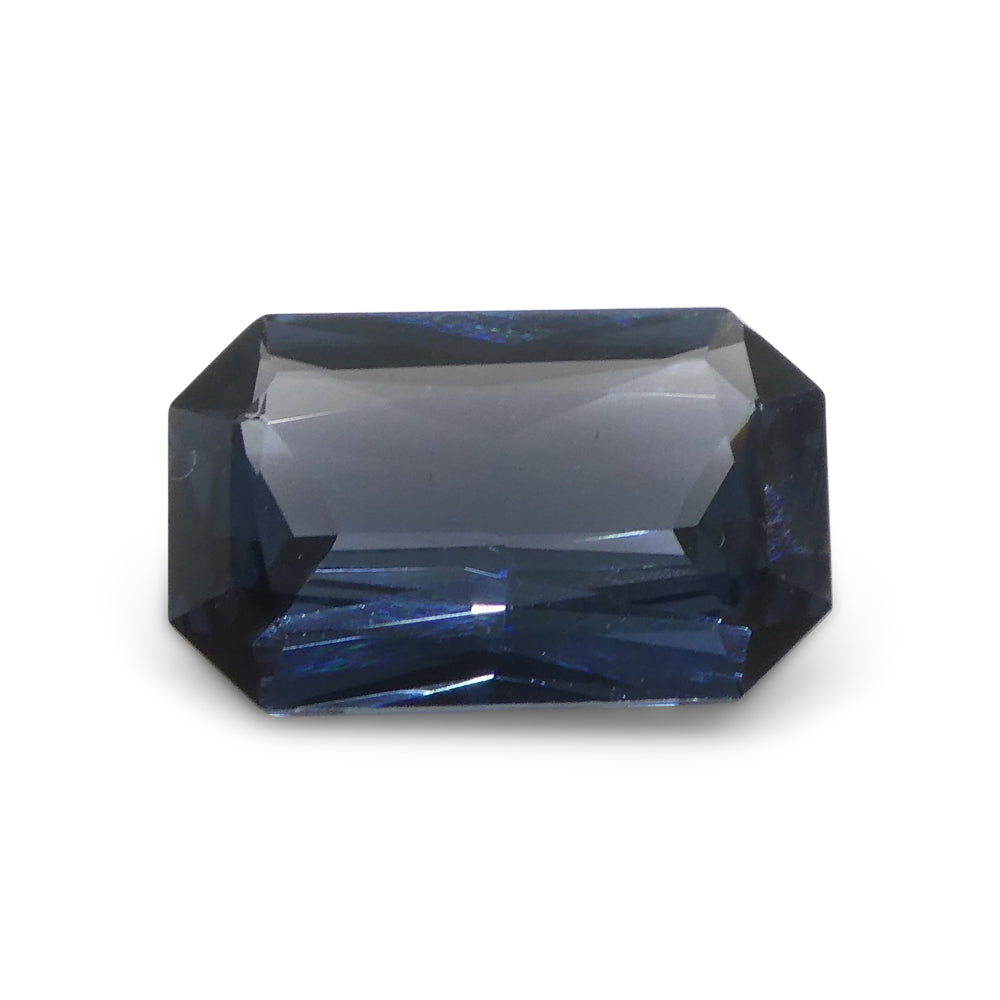 2.29ct Burmese Blue Spinel in Rectangular Scissor Cut, premium unheated gemstone from SkyJems Canadian collection