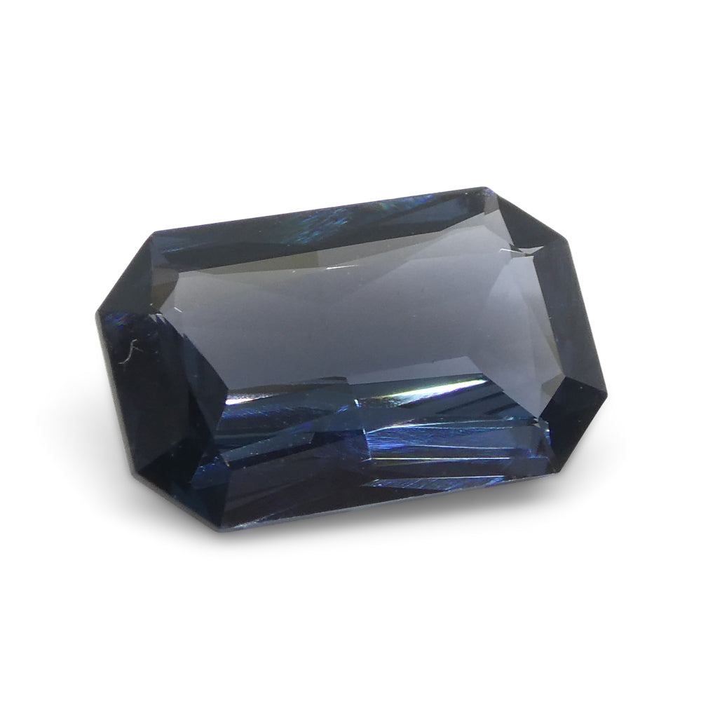 2.29ct Rectangular Scissor Cut Blue Spinel from Burma - Skyjems Wholesale Gemstones