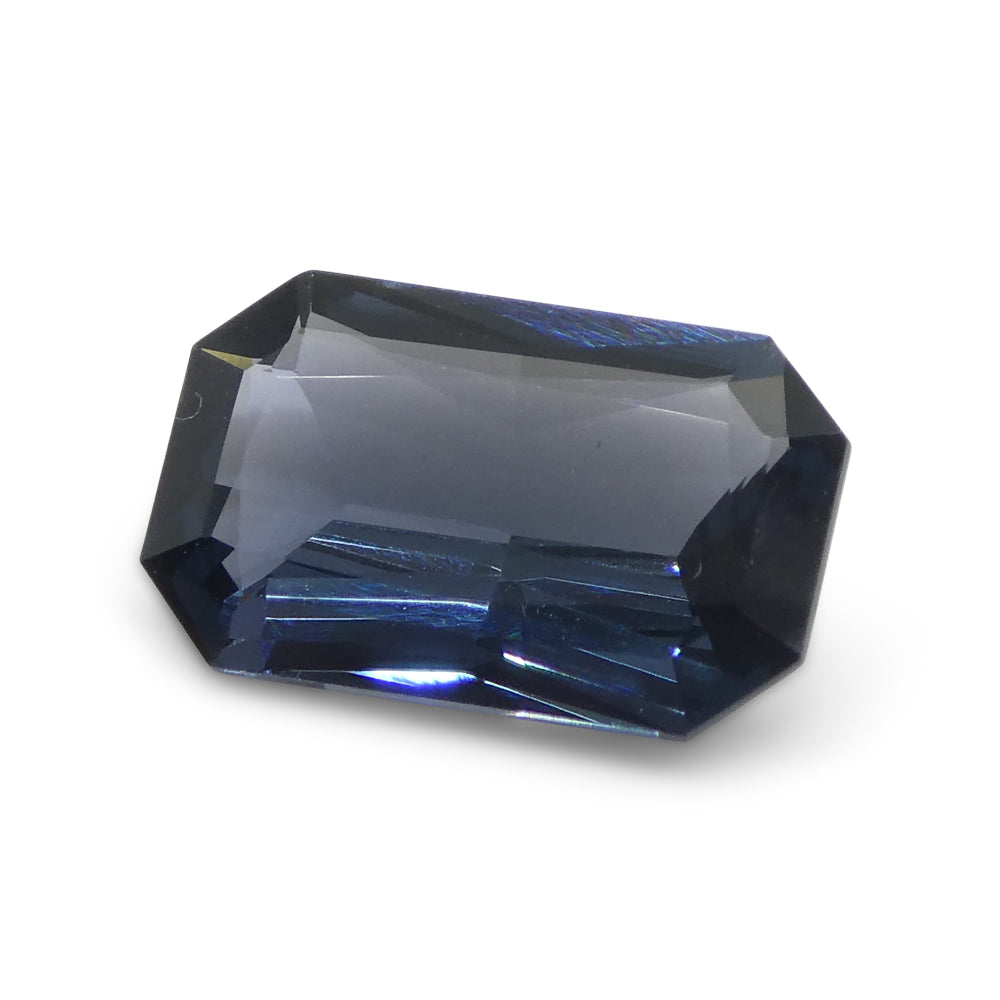 2.29ct Rectangular Scissor Cut Blue Spinel from Burma - Skyjems Wholesale Gemstones