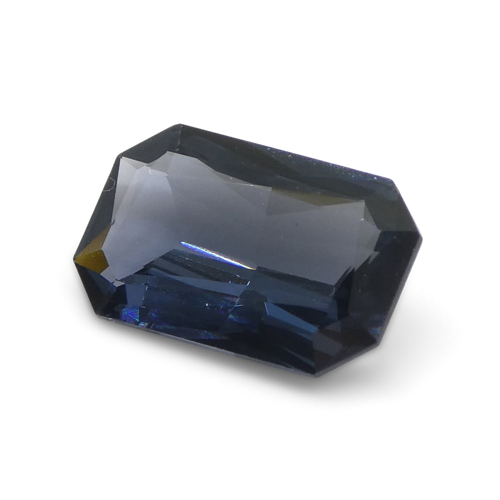 2.29ct Rectangular Scissor Cut Blue Spinel from Burma - Skyjems Wholesale Gemstones