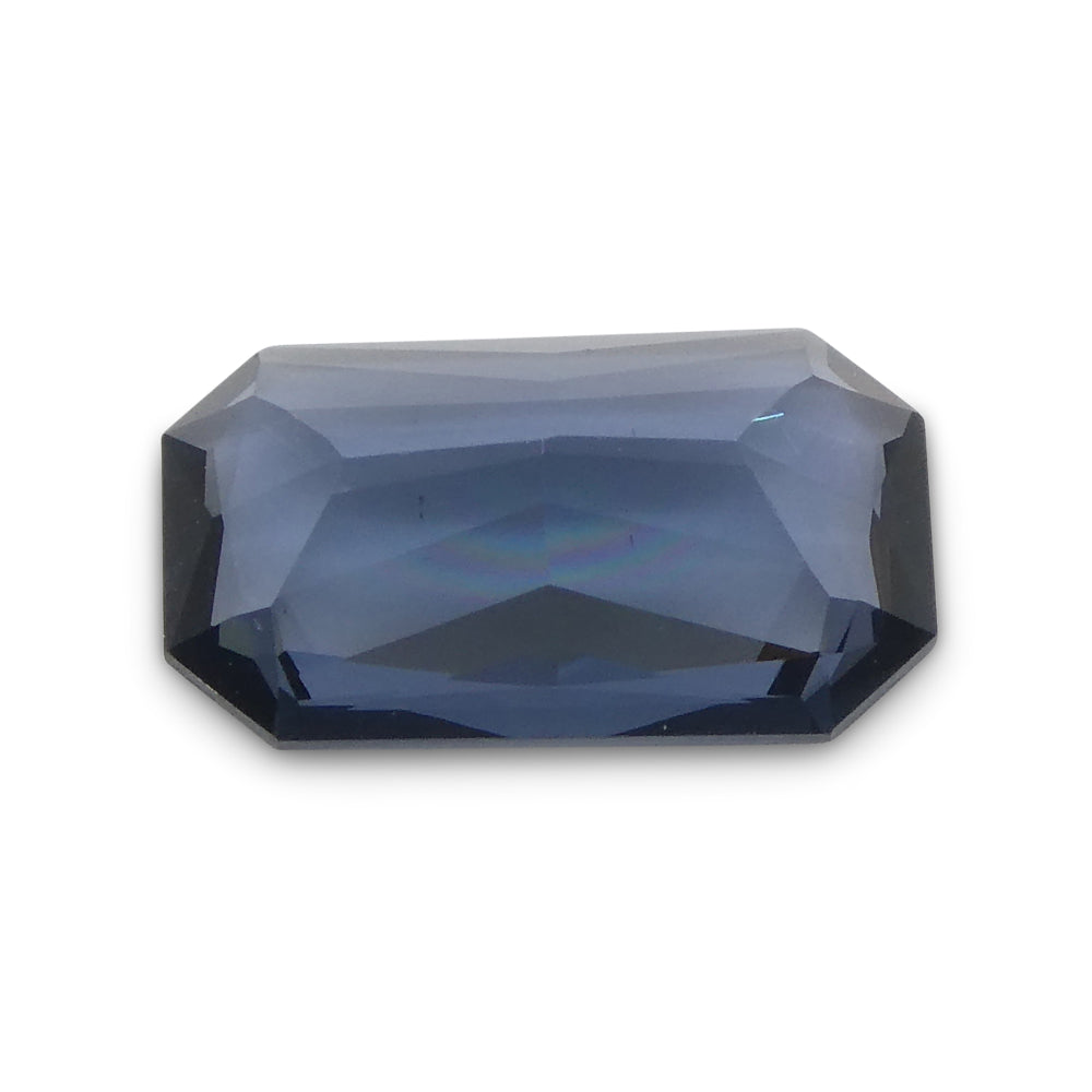 2.29ct Rectangular Scissor Cut Blue Spinel from Burma - Skyjems Wholesale Gemstones