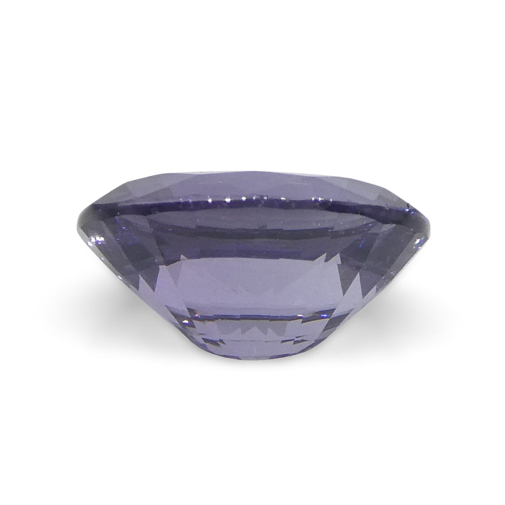 1.43ct Violet Spinel from Burma, oval-cut gemstone by SkyJems - rare unheated purple gem from Myanmar's legendary mines