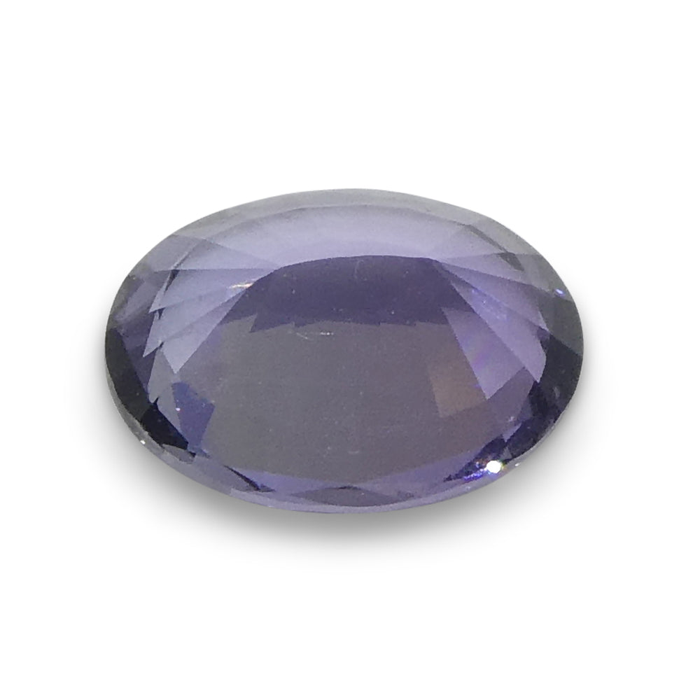 1.43ct Violet Spinel from Burma: Rare Oval Gemstone by SkyJems, Unheated Burmese Purple Gem Collection