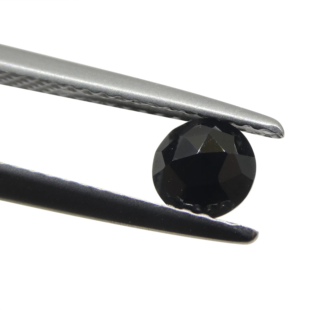 2.46ct 5 Stones Rose Cut Round Black Spinel from Sri Lanka - Skyjems Wholesale Gemstones