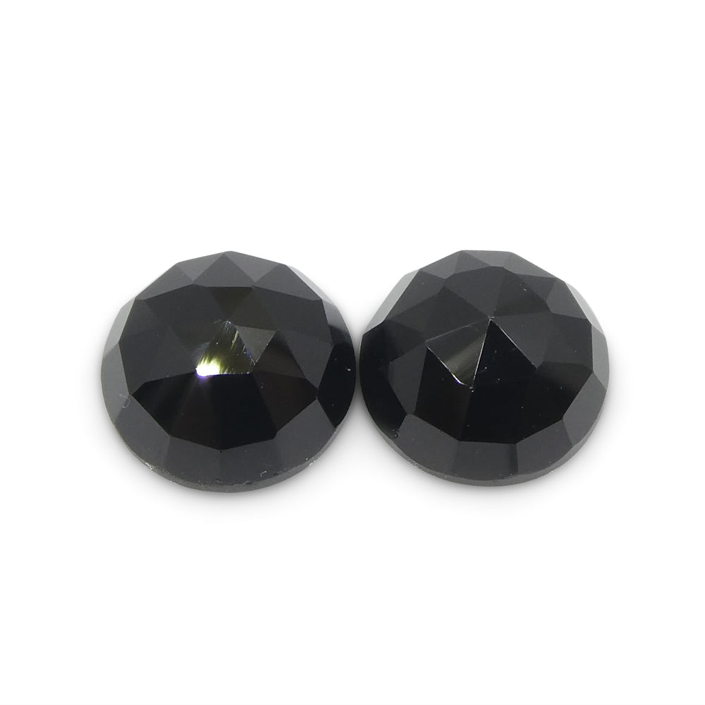 Spinel 2.38 cts 6.00 x 6.00 Round Black  $30