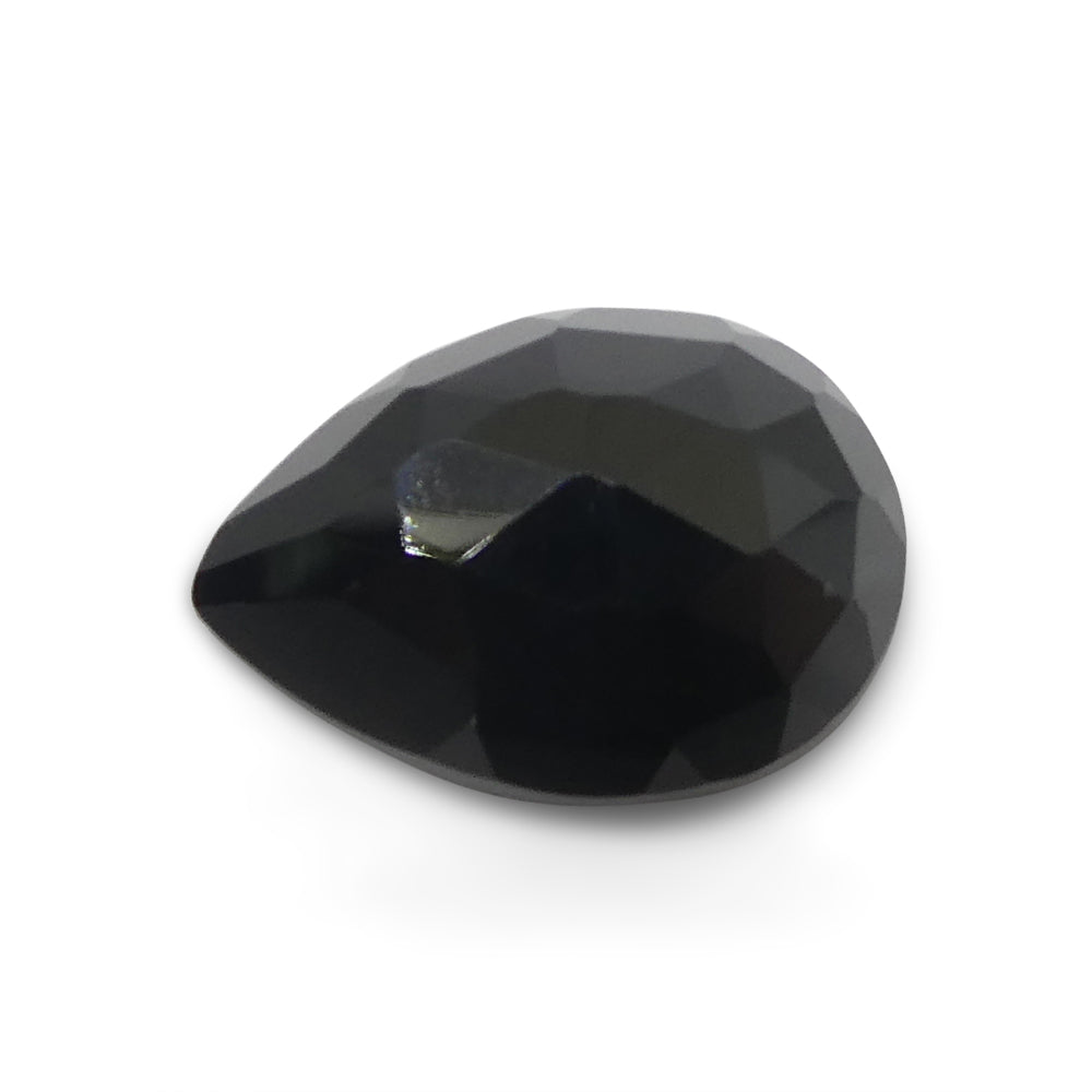 SkyJems 5.65ct Black Pear Spinel from Sri Lanka - Natural Gemstone for Fine Jewelry Design