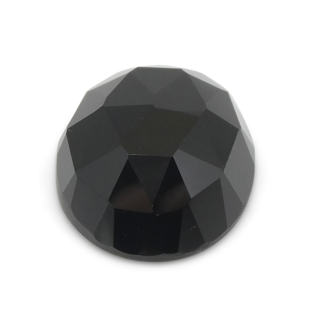 10.98ct Rose Cut Oval Black Spinel from Sri Lanka - Skyjems Wholesale Gemstones