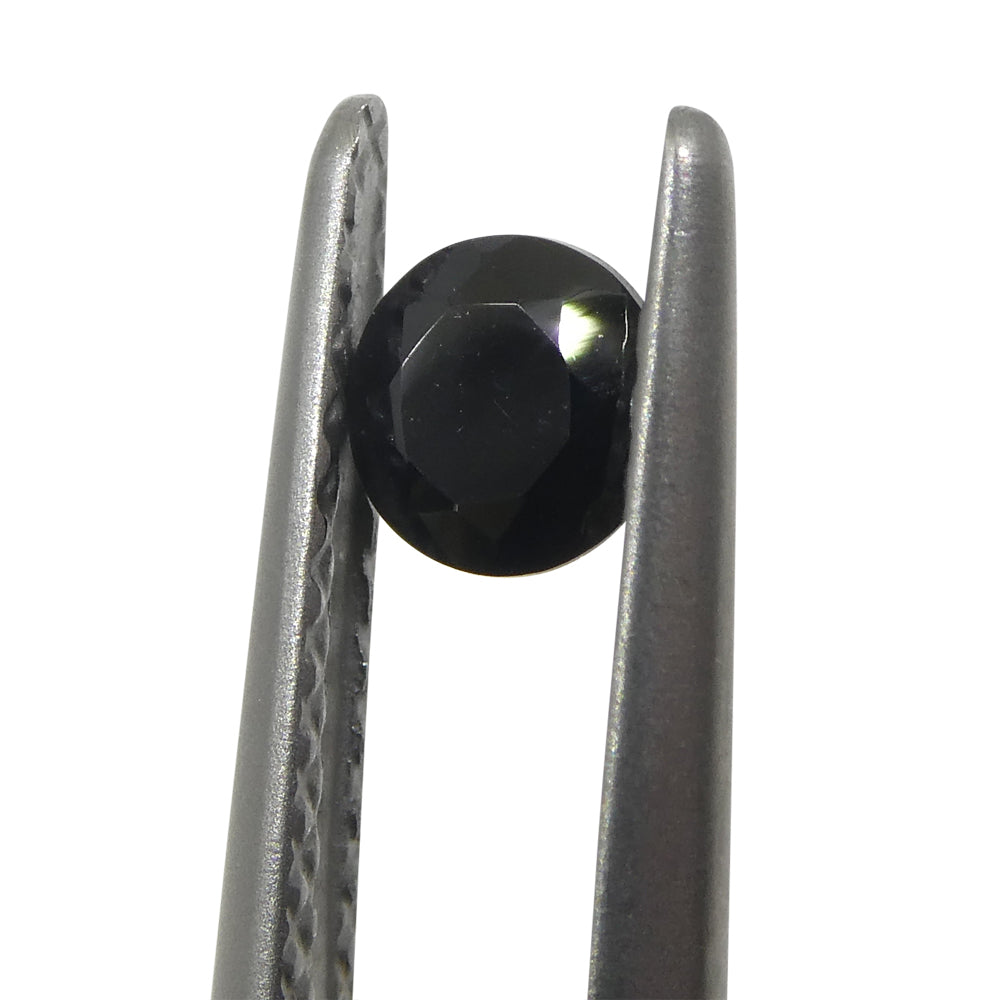 1.54ct 5 Stones Brilliant Cut Round Black Spinel from Sri Lanka - Skyjems Wholesale Gemstones