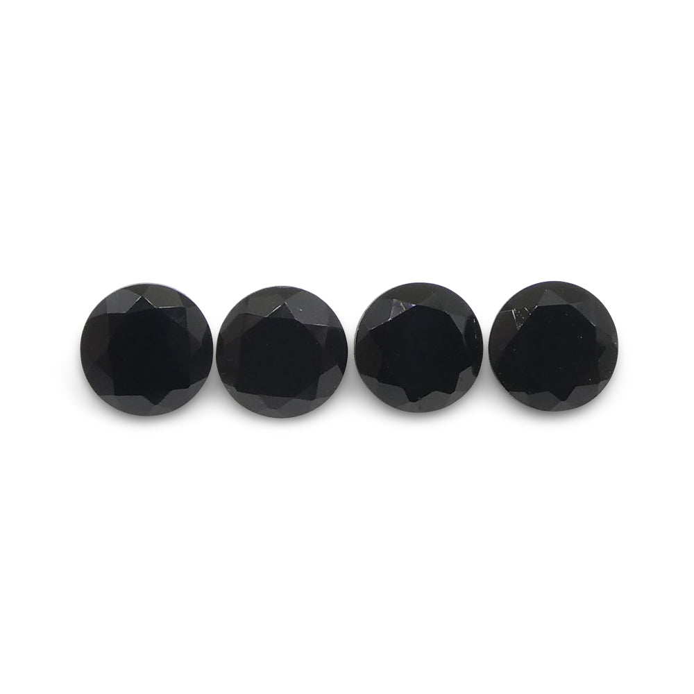 Spinel 2.31 cts 5.00 x 5.00 Round Black  $40