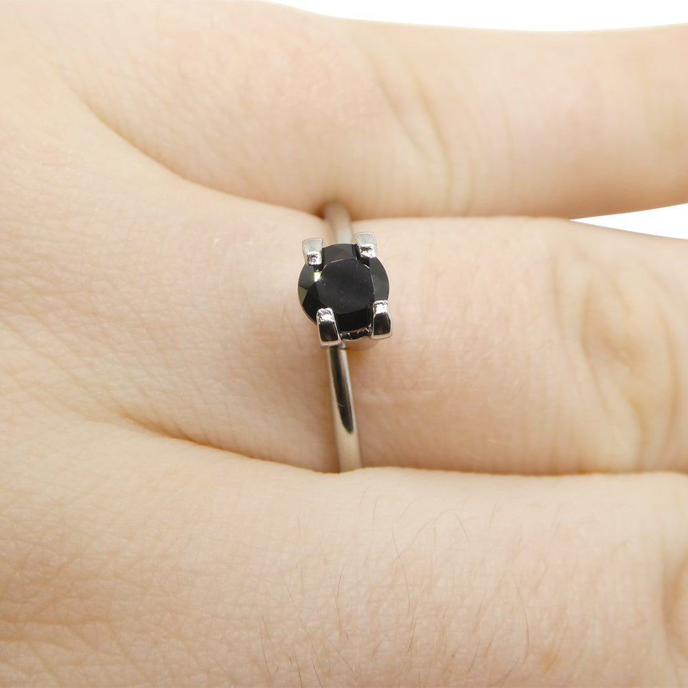 2.31ct 4 Stones Brilliant Cut Round Black Spinel from Sri Lanka - Skyjems Wholesale Gemstones