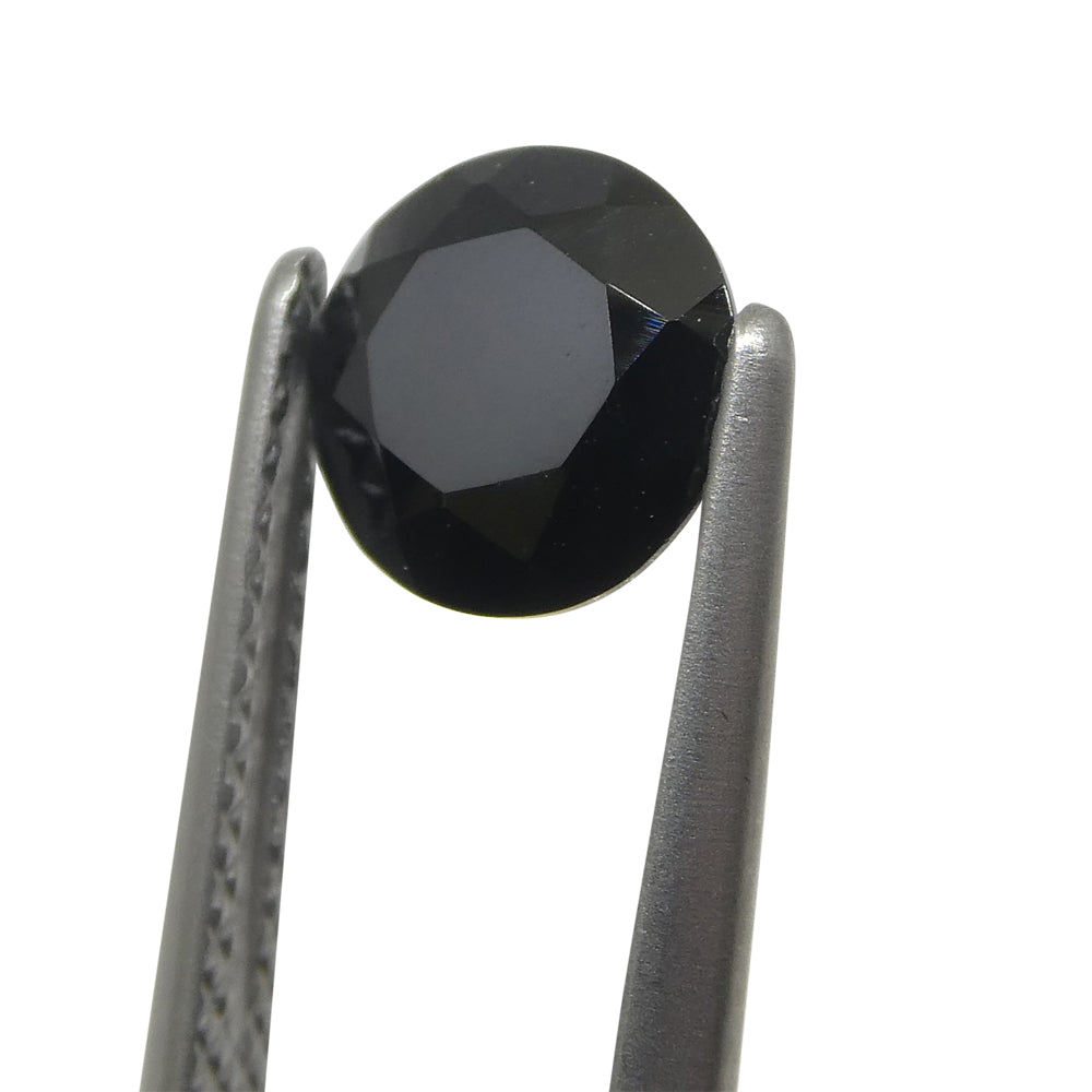 2.81ct Pair Brilliant Cut Round Black Spinel from Sri Lanka - Skyjems Wholesale Gemstones