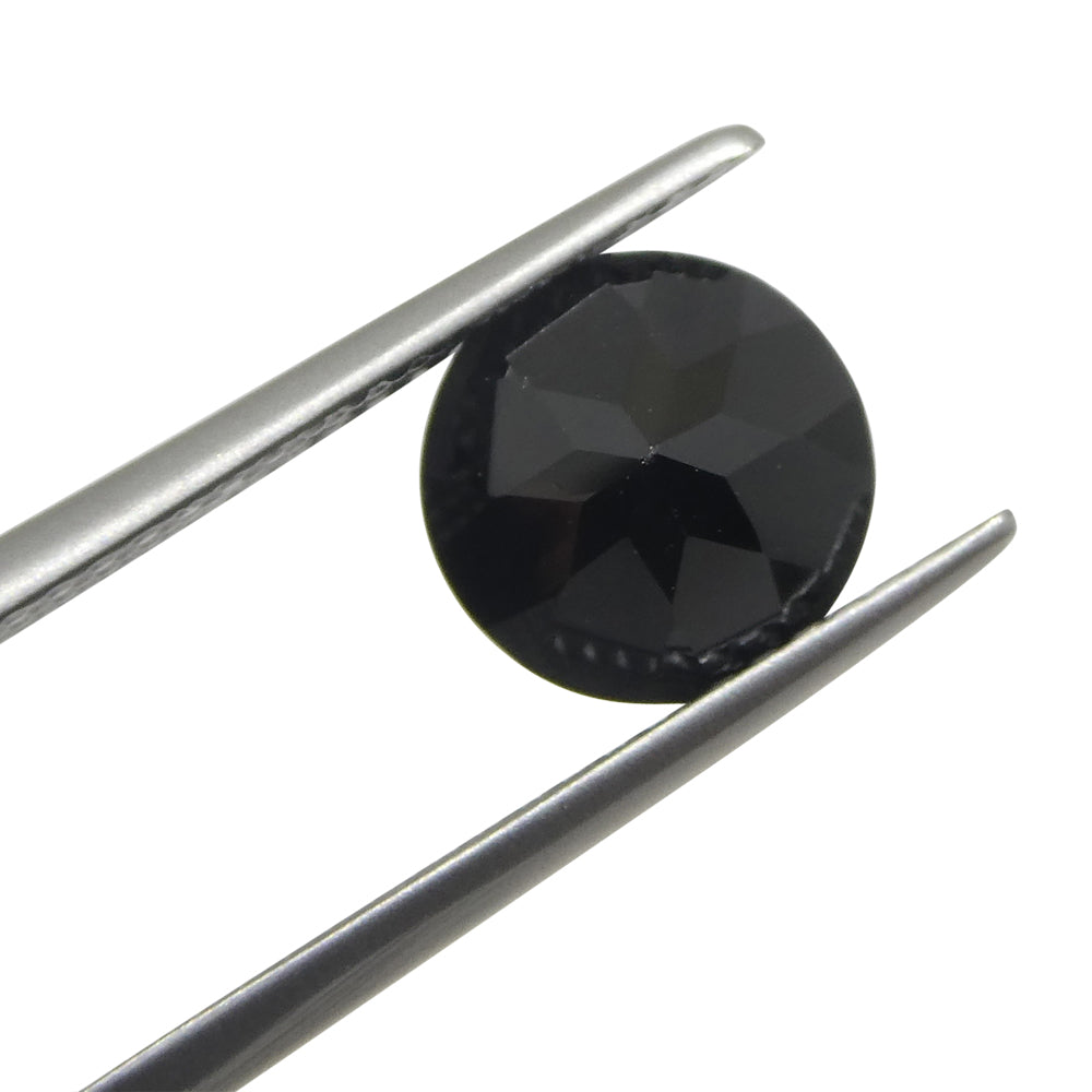 4.91ct Pair Brilliant Cut Round Black Spinel from Sri Lanka - Skyjems Wholesale Gemstones